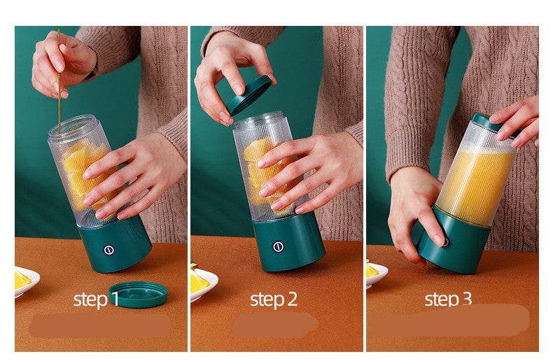 Rechargeable Portable Juicer Cup Small Portable Fruit Juice Machine - FLORANZANI- Beauté & Santé