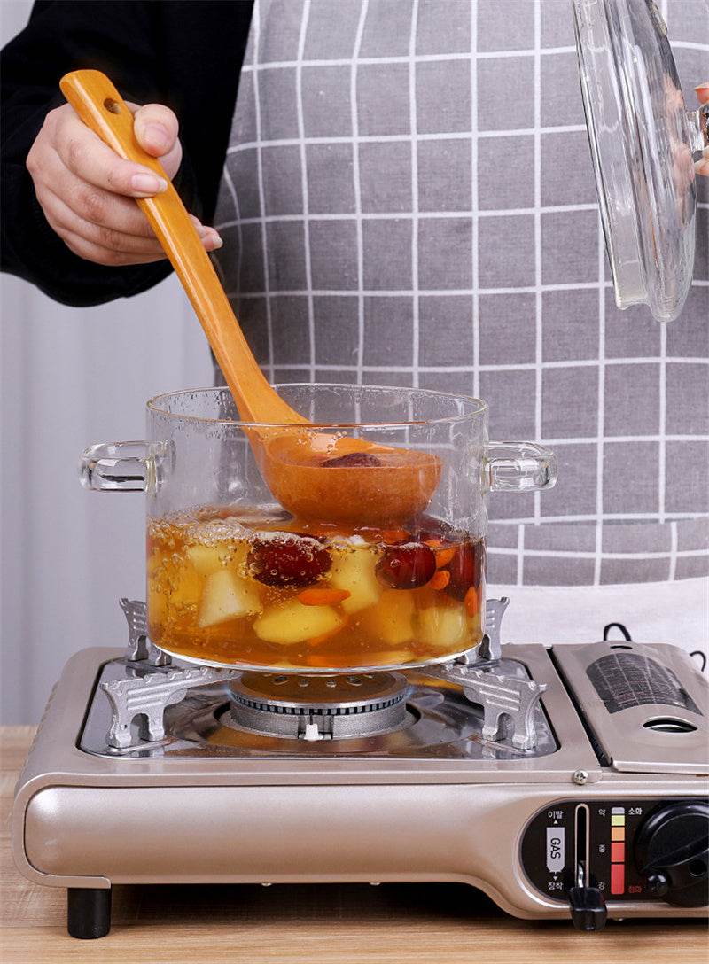 Glass Pot Stove Pot Kitchen Transparent Mini Soup Pot Stove Stove Cooking Tools Accessories - FLORANZANI- Beauté & Santé