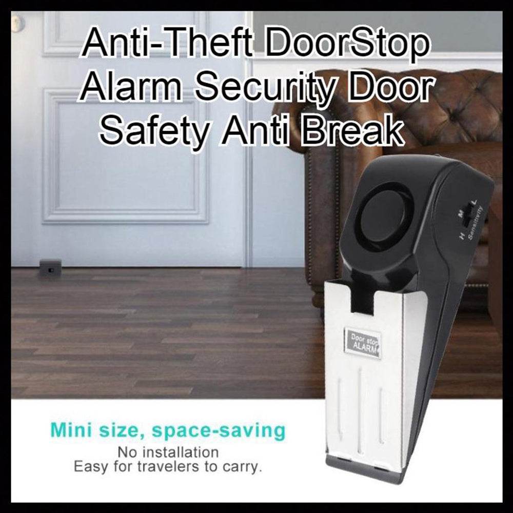 Electronic Burglar Alarm Intelligent Home Security Wedge Door Stop Alarm System Device Hotel Intruder Alert Detection - FLORANZANI- Beauté & Santé