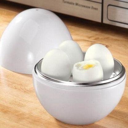 Capacity For 4 Eggs Microwave Egg Steamer Boiler Cooker Easy Quick 5 Minutes Hard Or Soft Boiled Kitchen Cooking Tools Kitchen Gadgets - FLORANZANI- Beauté & Santé