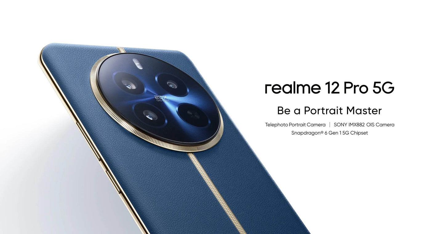 [World Premiere] realme 12 Pro 5G Smartphone 32MP Telephoto Portrait Camera Sony IMX882 OIS Camera Snapdragon® 6 Gen 1 Processor - FLORANZANI- Beauté & Santé