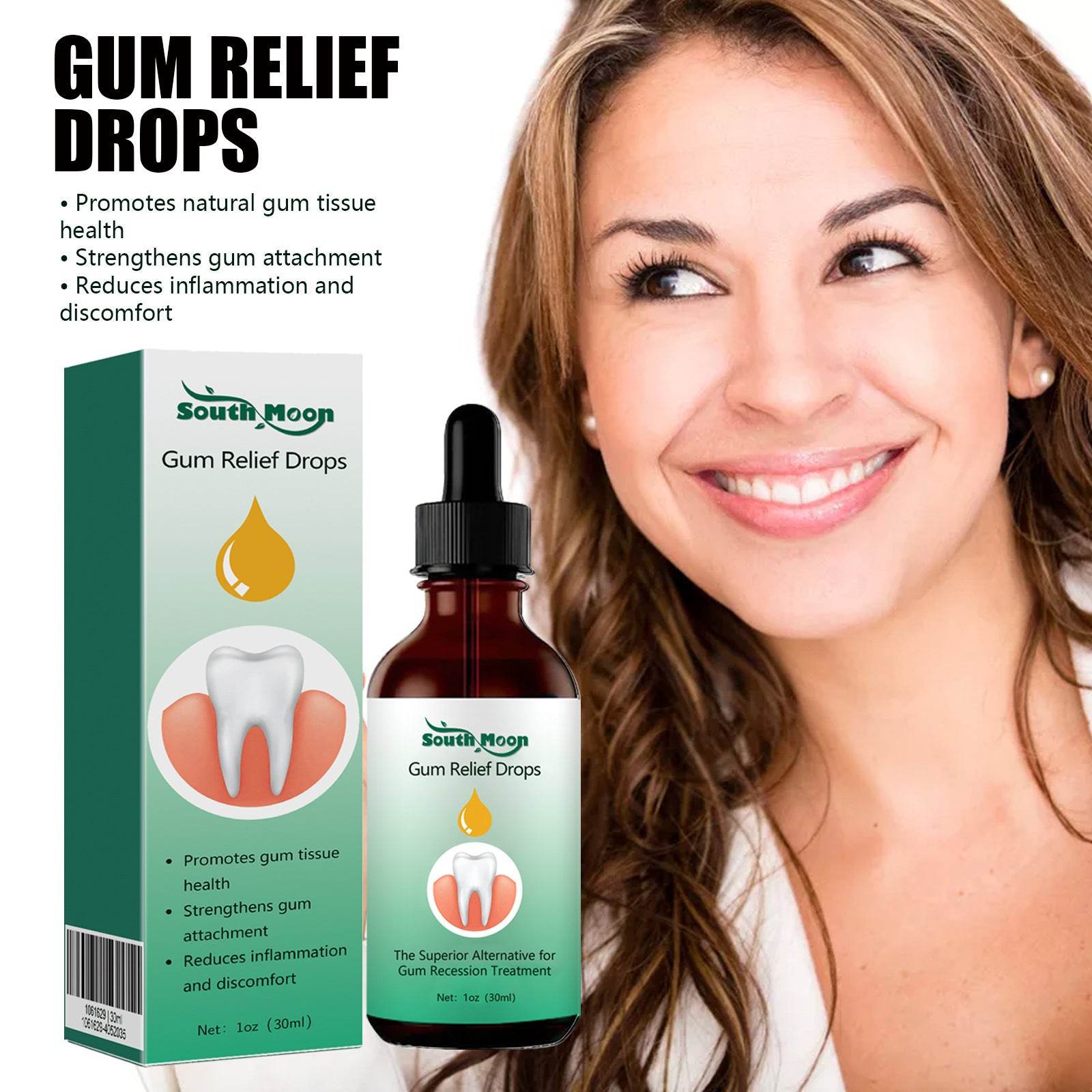 Gum Repair Drops Care Gum Relief Periodontal Foaming Oral Cleaning Care Drops - FLORANZANI- Beauté & Santé