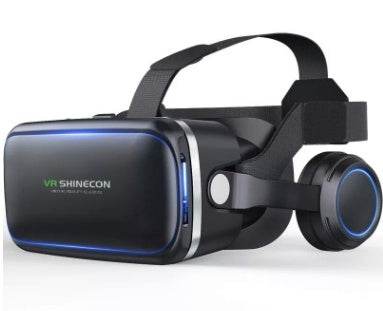 Original VR Shinecon Gafas De Realidad Virtual 120 Fov 3D Gafas Google Carton Con Auriculares Estereo Caja Para Smartphone - FLORANZANI- Beauté & Santé