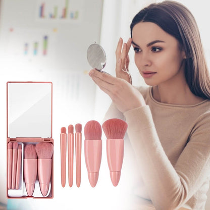 5Pcs Makeup Brushes Tool Set Cosmetic Powder Eye Shadow Foundation Blush Blending Make Up Brush - FLORANZANI- Beauté & Santé