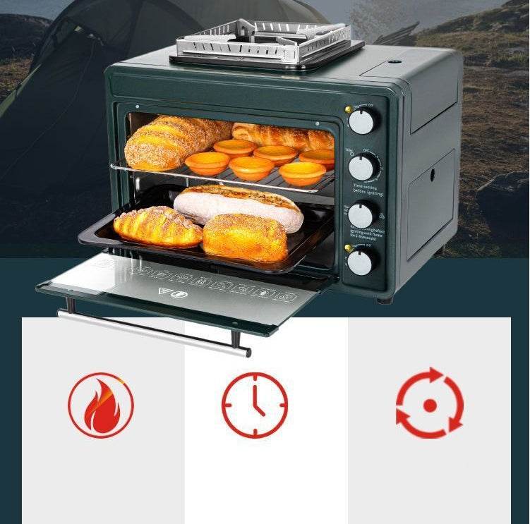 Outdoor Portable Gas Oven 2-in-1 Portable Gas Stove - FLORANZANI- Beauté & Santé