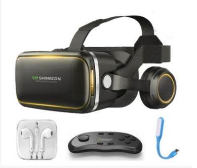 Original VR Shinecon Gafas De Realidad Virtual 120 Fov 3D Gafas Google Carton Con Auriculares Estereo Caja Para Smartphone - FLORANZANI- Beauté & Santé