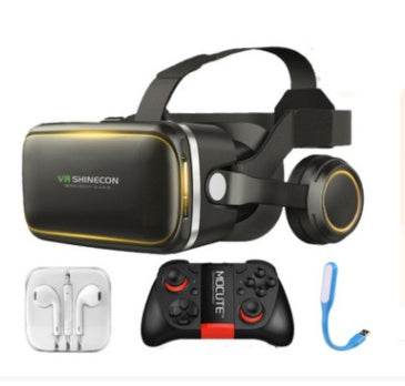 Original VR Shinecon Gafas De Realidad Virtual 120 Fov 3D Gafas Google Carton Con Auriculares Estereo Caja Para Smartphone - FLORANZANI- Beauté & Santé