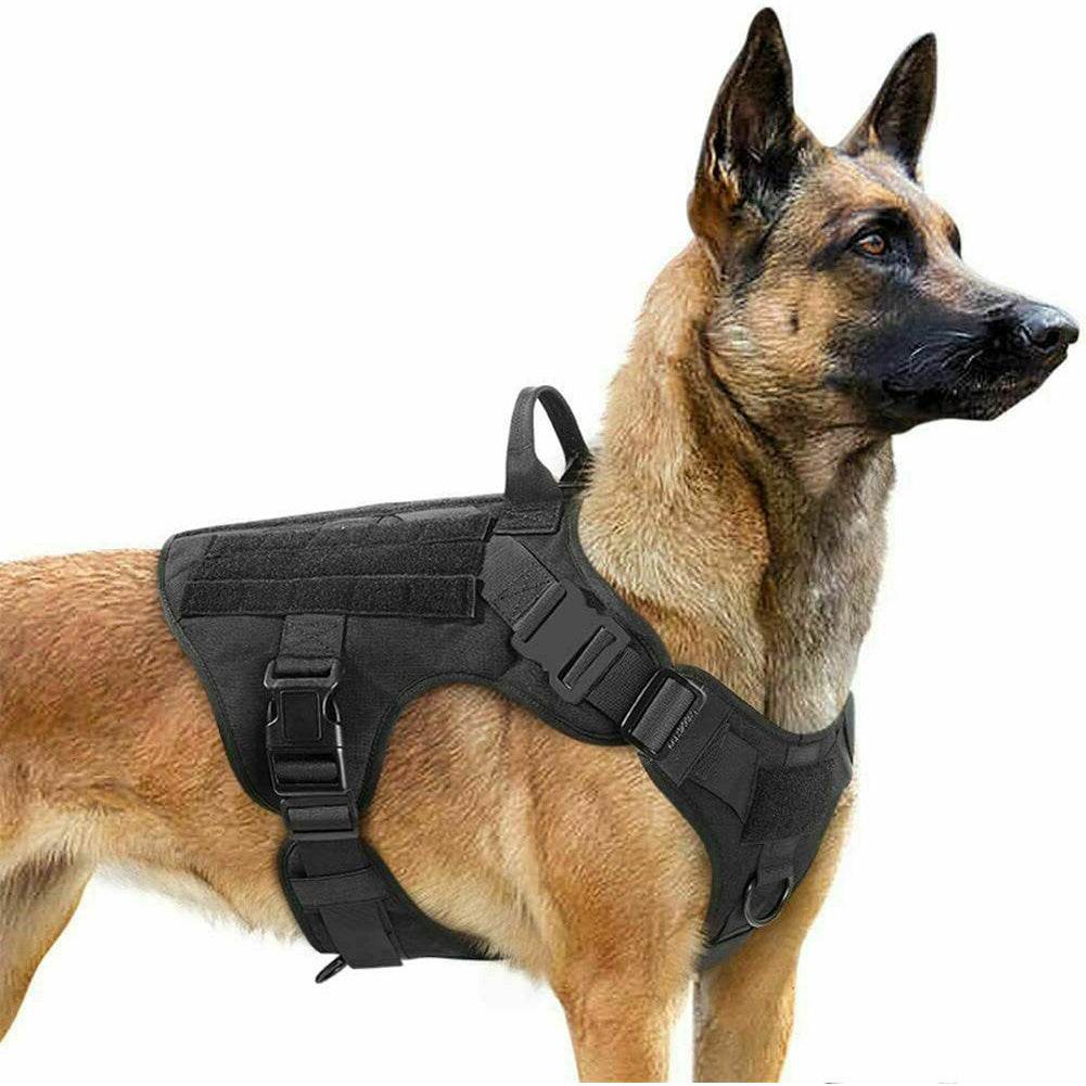 Military Tactical Dog Harness German Shepherd Adjustable Pet Dog Back - FLORANZANI- Beauté & Santé