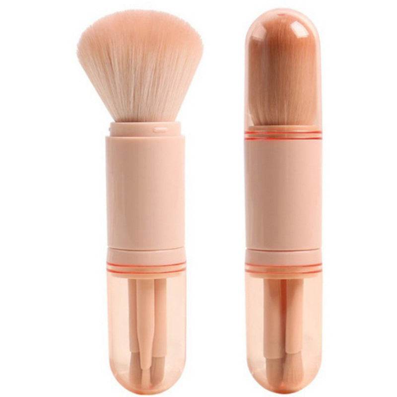 Four in one retractable makeup brush set - FLORANZANI- Beauté & Santé