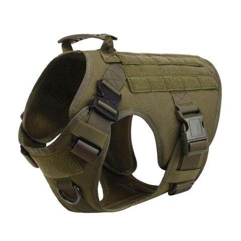 Military Tactical Dog Harness German Shepherd Adjustable Pet Dog Back - FLORANZANI- Beauté & Santé