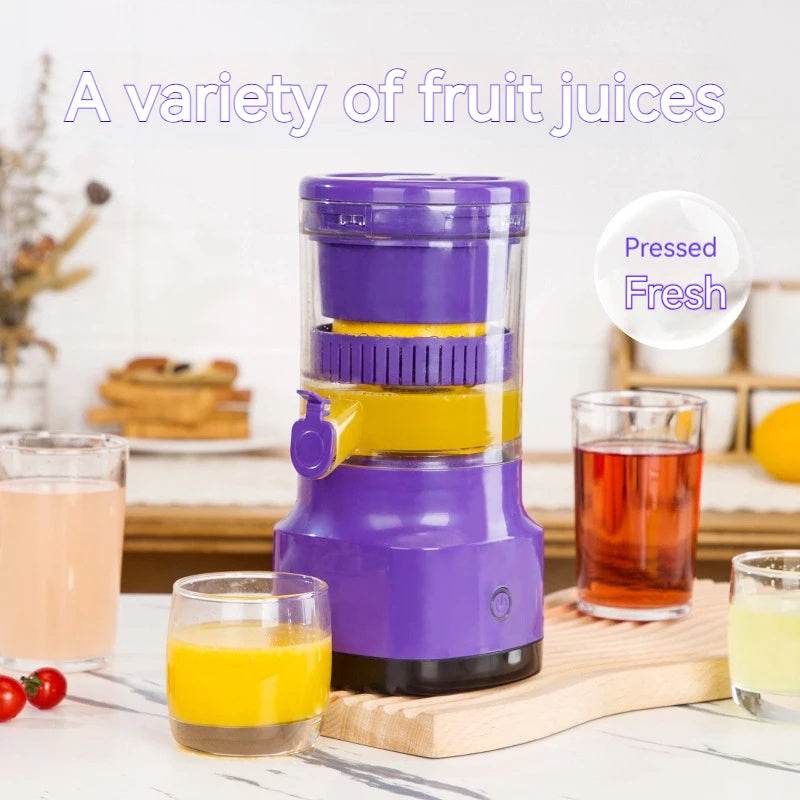 Electric Orange Juicer Lemon Juicer Squeezer Usb Rechargeable Citrus Juicer Machines Usb Rechargeable Portable Blender Kitchen Gadgets - FLORANZANI- Beauté & Santé