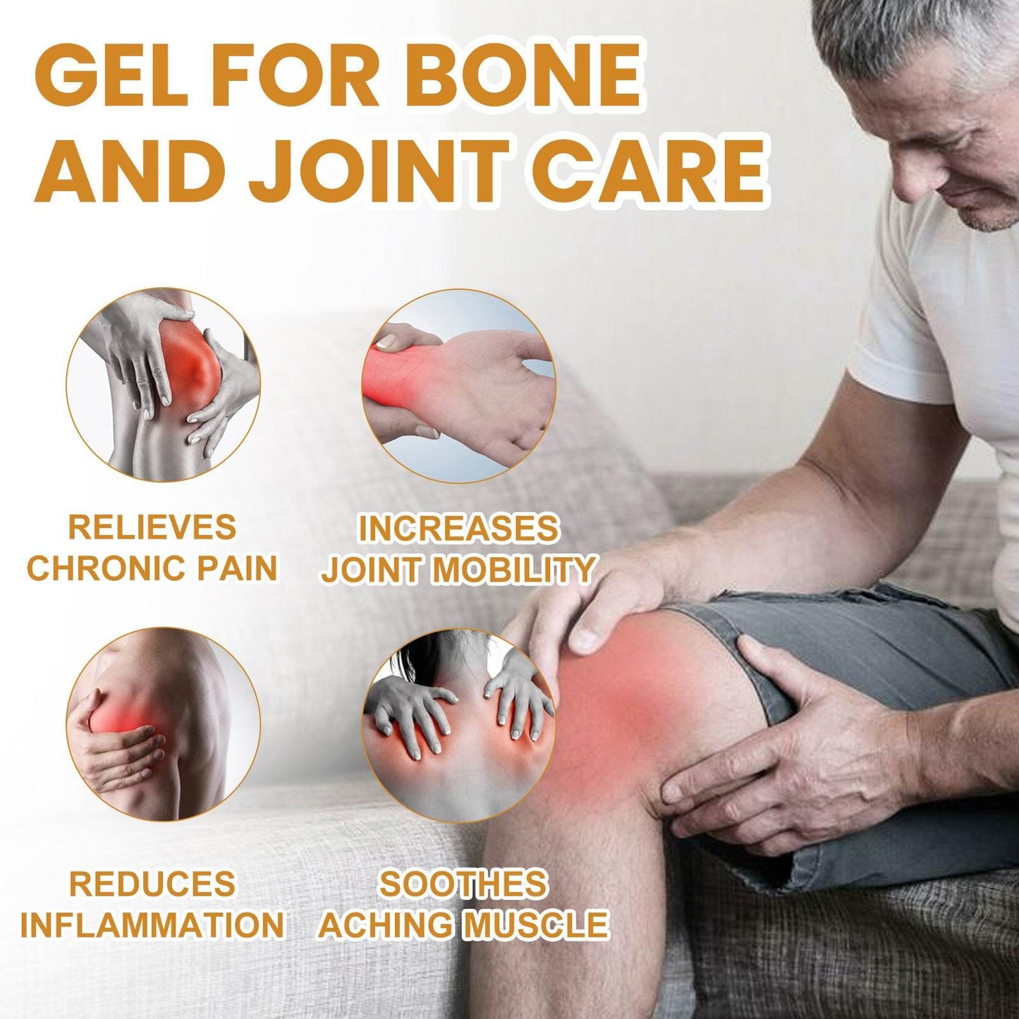 Joint Repair Gel Relieve Lumbar Spine Knee Body Massage Tendons Relaxing And Activating Care Gel - FLORANZANI- Beauté & Santé