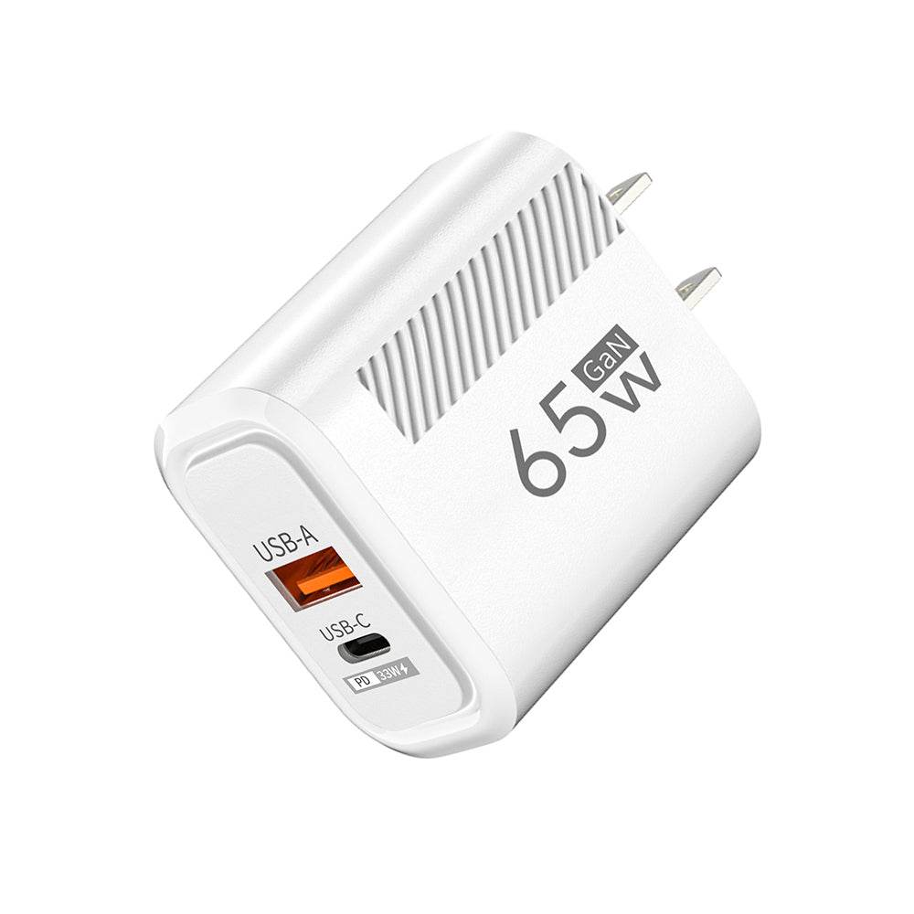 Total 65W USB C Charger GaN Fast Charging Wall Charger For iPhone Samsung Xiaomi Quick Charge EU/US Plug Phone Charger Adapter - FLORANZANI- Beauté & Santé