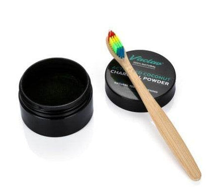 Charcoal Teeth Whitening Powder Activated Coconut Charcoal Teeth Whitening Charcoal Powder Oral Hygiene - FLORANZANI- Beauté & Santé