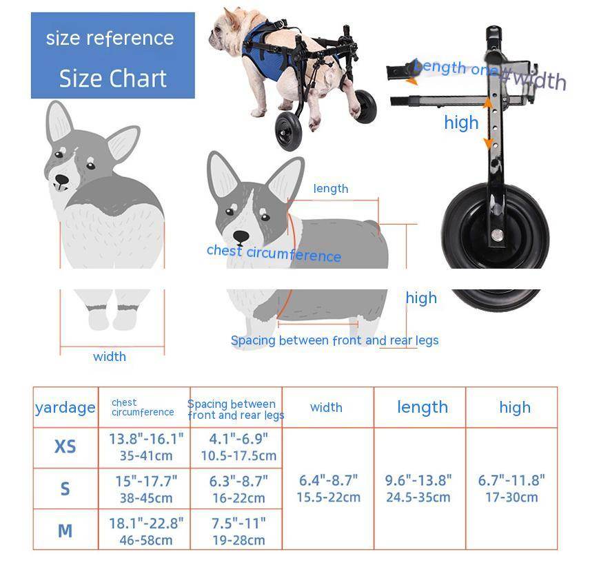 Pet Disabled Dog Wheelchair Scooter - FLORANZANI- Beauté & Santé