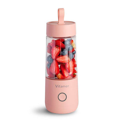 350ml Portable Blender Juicer Electric USB Rechargeable Mixer Smoothie Slushy Cup Juice Blender Bottle USB Charging Kitchen Gadgets - FLORANZANI- Beauté & Santé