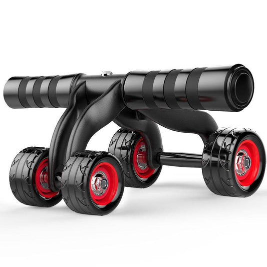 Four-wheel abdominal muscle exercise fitness equipment - FLORANZANI- Beauté & Santé