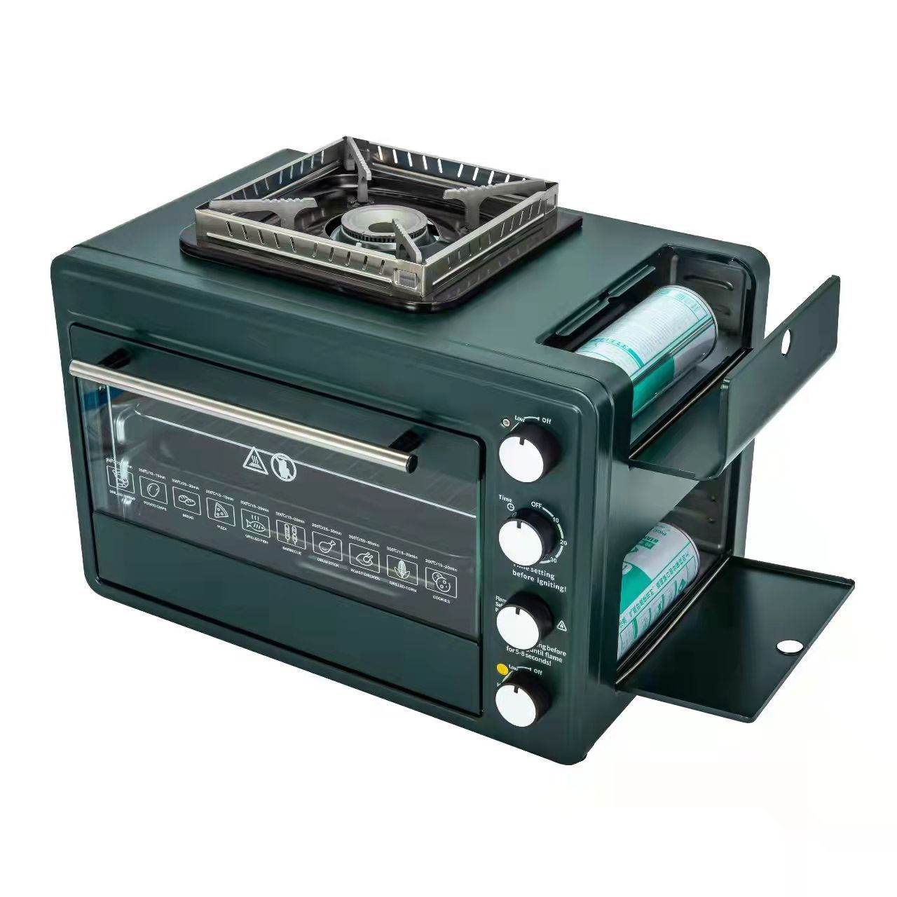 Outdoor Portable Gas Oven 2-in-1 Portable Gas Stove - FLORANZANI- Beauté & Santé