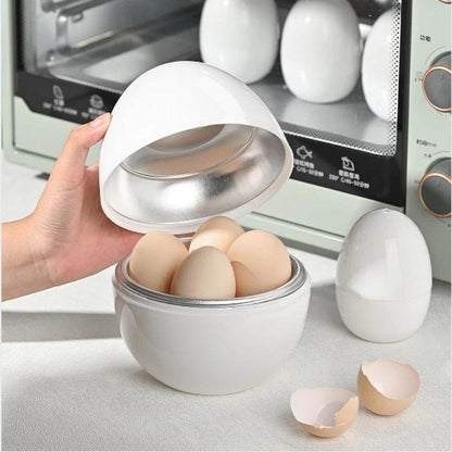 Capacity For 4 Eggs Microwave Egg Steamer Boiler Cooker Easy Quick 5 Minutes Hard Or Soft Boiled Kitchen Cooking Tools Kitchen Gadgets - FLORANZANI- Beauté & Santé