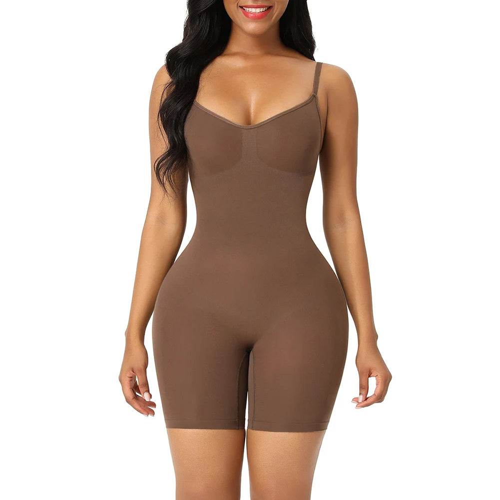 Colombianas Seamless Women Sculpting Bodysuit Push Up Butt Lifter Thigh Slimmer Slimming Underwear Body Shaper Shapewear - FLORANZANI- Beauté & Santé