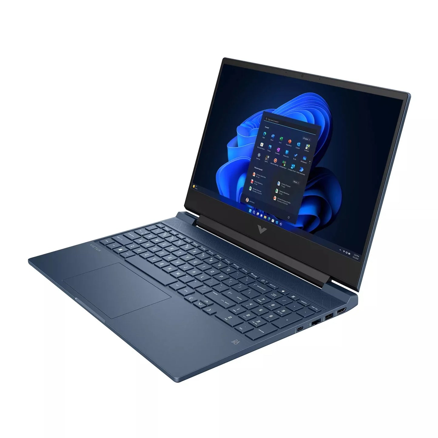 Portátil para juegos HP Victus de 15", Intel Core i5-12450H, 64 GB de RAM, SSD de 4 TB, GeForce RTX 3050, Windows 11 Home, color azul