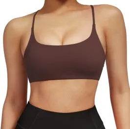 Sport Bra Fitness Top Seamless Yoga Bra Black White Running Yoga Gym Crop Top Women Push Up Sports Bra 2023 Women - FLORANZANI- Beauté & Santé