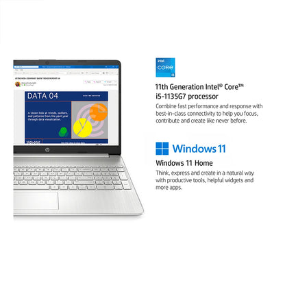 HP 15.6" FHD IPS Flagship Laptop Computer,Intel Core i5-1135G7,16GB RAM,1TB SSD,Iris Xe Graphics,WiFi 6,Windows 11 Home,Silver