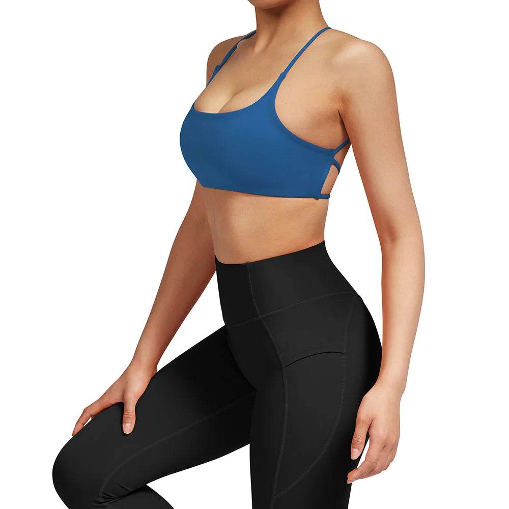 Sport Bra Fitness Top Seamless Yoga Bra Black White Running Yoga Gym Crop Top Women Push Up Sports Bra 2023 Women - FLORANZANI- Beauté & Santé