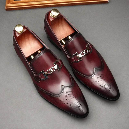 Oxford man in leather shoes, dress shoes, pointy, English style. Made of pure leather, dress, carved, married, size 46 - FLORANZANI- Beauté & Santé