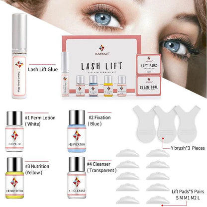 Dropshipping ICONSIGN Lash Lift Kit Lifiting Eyelash Eyelash Enhancer Eyelash Lifting Kit Lash Perm Eye Makeup Can Do Your Logo - FLORANZANI- Beauté & Santé