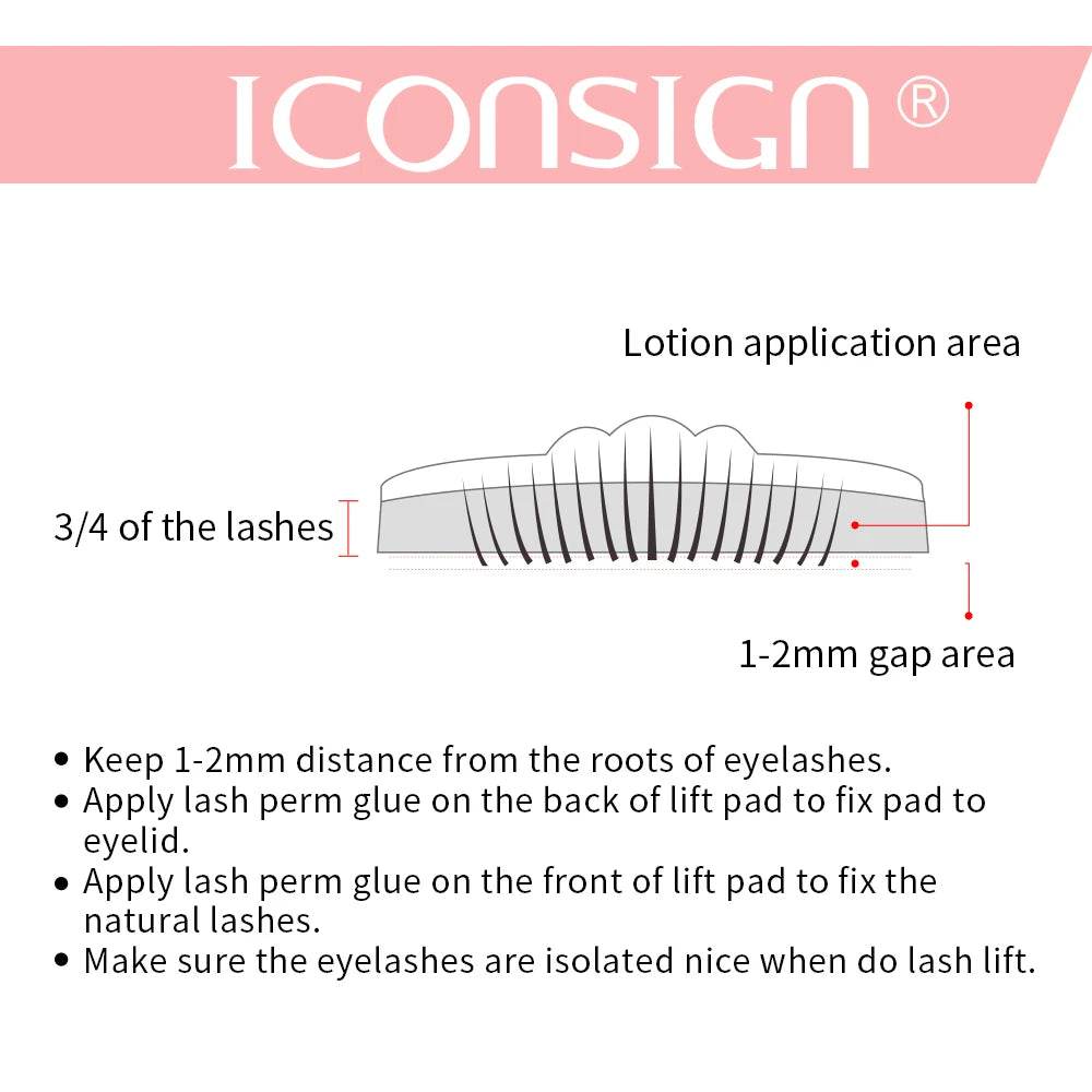 Dropshipping ICONSIGN Lash Lift Kit Lifiting Eyelash Eyelash Enhancer Eyelash Lifting Kit Lash Perm Eye Makeup Can Do Your Logo - FLORANZANI- Beauté & Santé