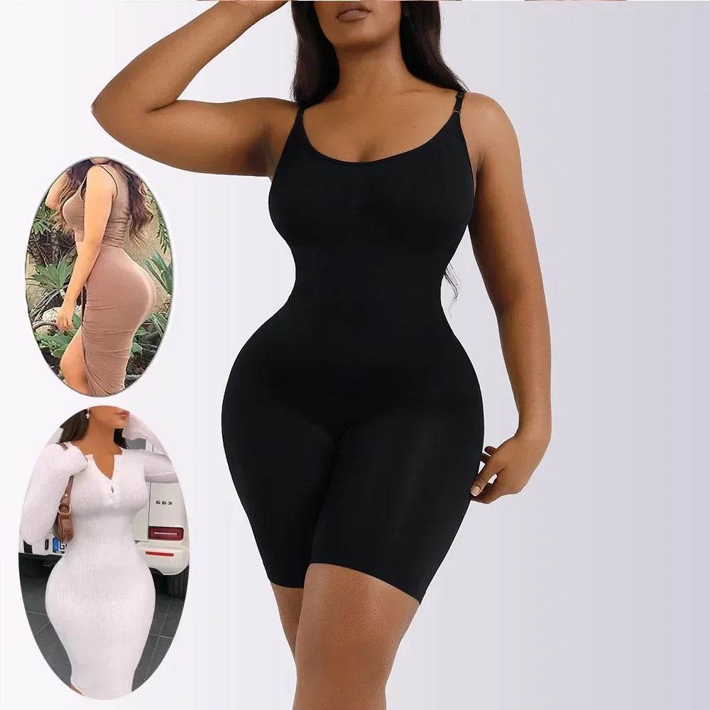 Shapewear Stree jumpsuit Women Tummy Control full Body Shaper Bodysuit Reducing and Shaping Girdles - FLORANZANI- Beauté & Santé