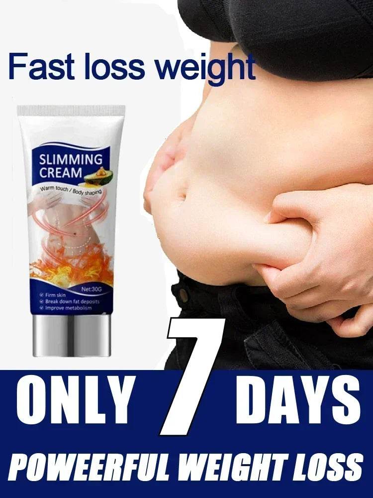 Slimming massage Cream Fat Burning Thigh Full Body Sculpting 7 Days Powerful Weight Loss for Man Woman Fast Belly - FLORANZANI- Beauté & Santé