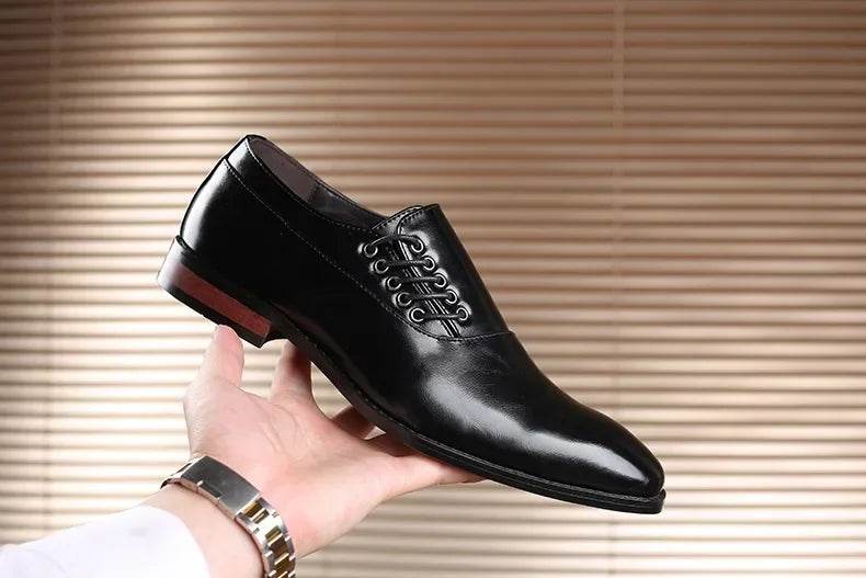 Business Dress Men Shoes Square Toe Leather Party Wedding Shoes Men Quality Gentleman Shoess 48 Casual Man Office Shoes 2024 - FLORANZANI- Beauté & Santé