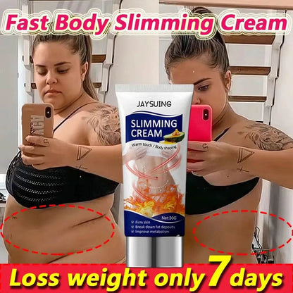 Fast Body Slimming Cream Fat Burn Weight Loss Remove Belly Thigh Body Fat Keep Body Firming Anti Cellulite Body Care Products - FLORANZANI- Beauté & Santé