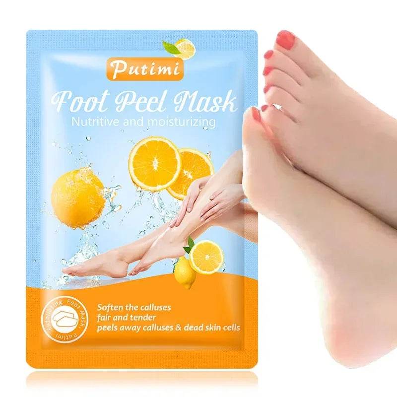 1 Pag = 1 Pair Honey Foot Mask For Remove Dead Skin Calluses Exfoliating Foot Mask Feet Cream Whitening Foot Spa Skin Care Tool - FLORANZANI- Beauté & Santé