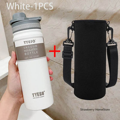 Tyeso 530/750ML Stainless Steel Thermos Bottle Portable Outdoor Sport Water Cup Keeps Cold and Heat High Capacity Thermos Bottle - FLORANZANI- Beauté & Santé