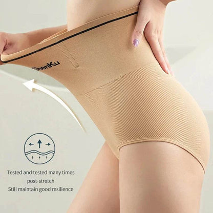 Women High Waist Shapewear Panties Seamless Flat Belly Reducing Panty Hip Lift Tummy Control Underwear Comfort Briefs Underpants - FLORANZANI- Beauté & Santé