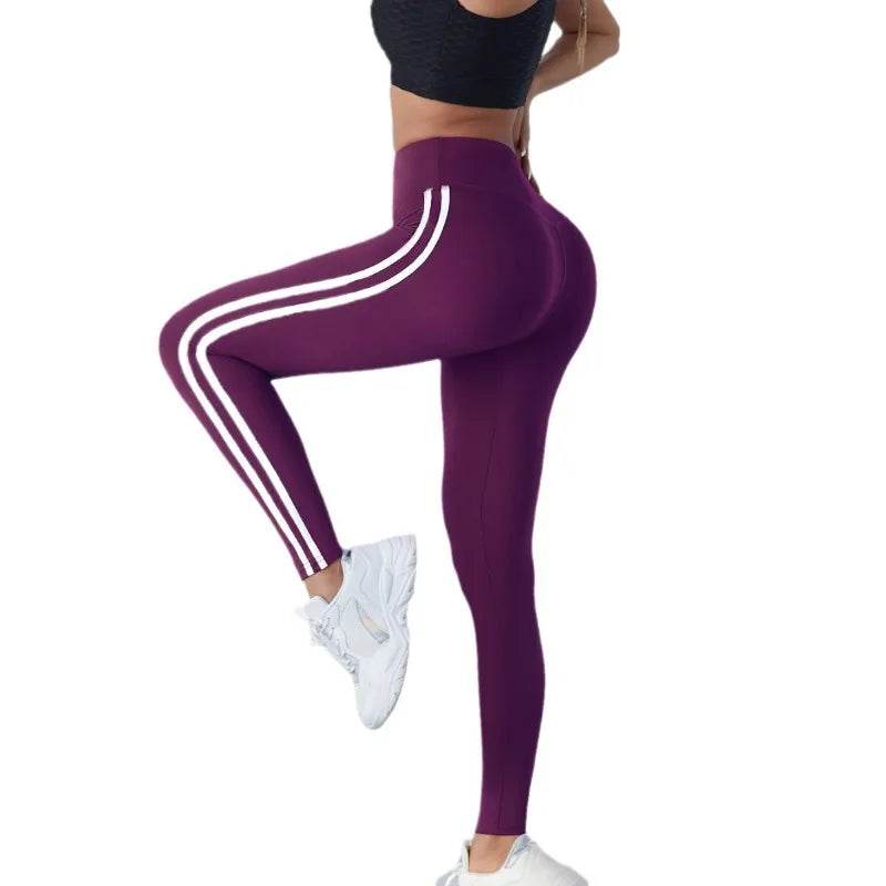 Yoga Pants Women Seamless Compression Work Out Leggings Tummy Control High Waisted Women's Running Athletic Gym Workout Clothes - FLORANZANI- Beauté & Santé