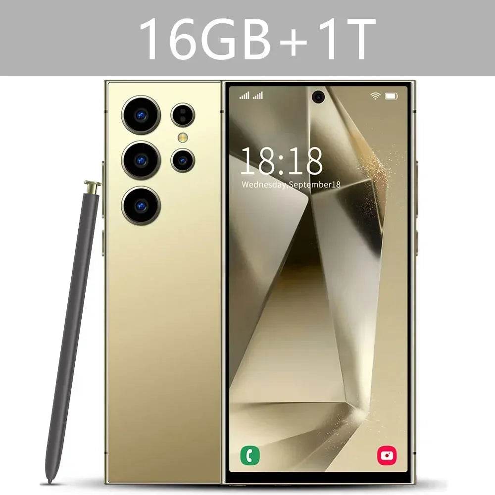 New S24 Ultra 7.3HD Cellphones Global Version 4G 5G Original Smartphone Android 14 Cell Phone Snapdragon 8 gen 3 Mobile Phones - FLORANZANI- Beauté & Santé