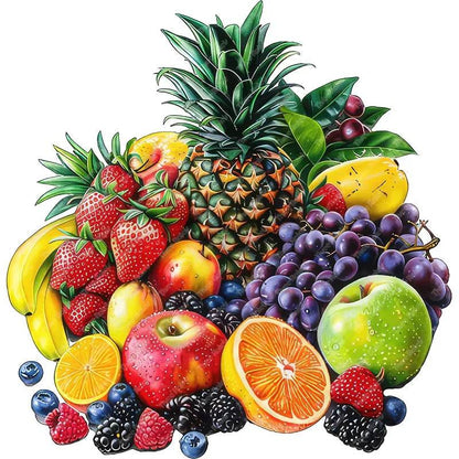 Three Ratels Bright tropical fruit classic stickers kitchen decoration refrigerator decals dessert shop window sticke G05 - FLORANZANI- Beauté & Santé