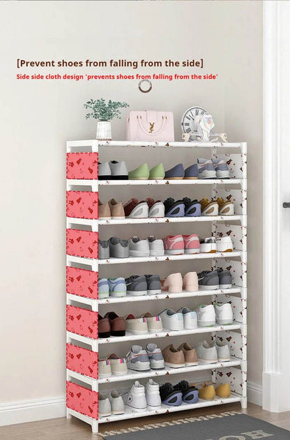 Bear pattern Shoe Rack Furniture Multi-Layer Outside Cover Storage Cabinet Home Indoor Waterproof Protective Organize shoe rack - FLORANZANI- Beauté & Santé