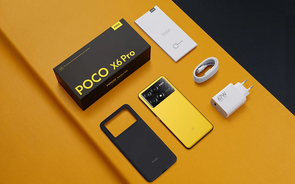 【World Premiere】POCO X6 Pro 5G Global Version Smartphone Dimensity 8300-Ultra 6.67" 1.5K Flow AMOLED DotDisplay 64MP 67W NFC