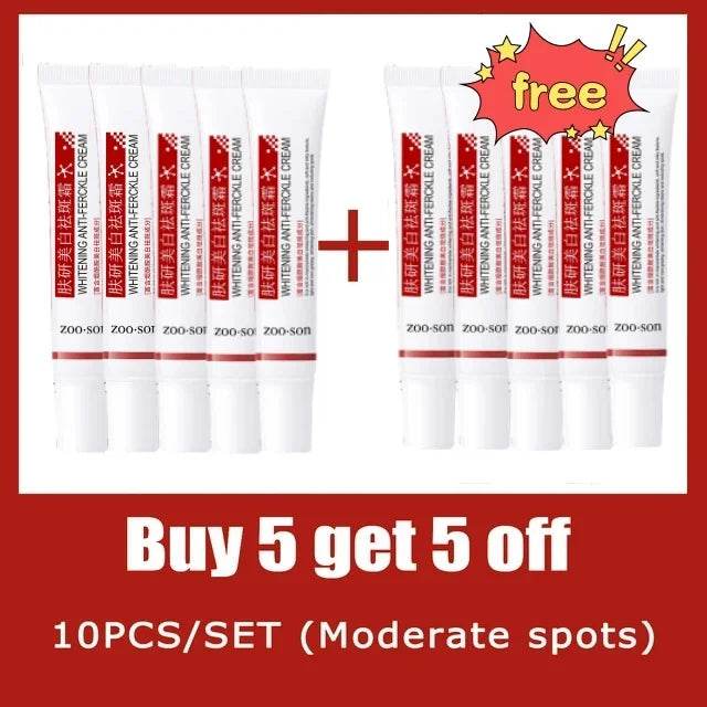 Freckle Removing Cream Women Face Quick Dark Spots Pigmentation Remove Whitening Cream Fade Melasma Brighten Cream for Dark Skin - FLORANZANI- Beauté & Santé