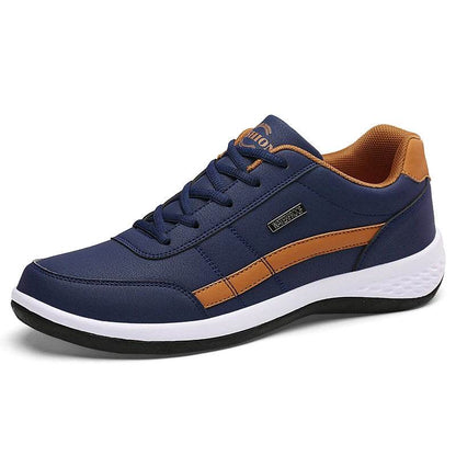 New Men Shoes Casual Shoes Leather Lace-Up Casual Sports Shoes Outdoor Wear-Resistant Vulcanized Shoes High-Quality Men Shoes - FLORANZANI- Beauté & Santé