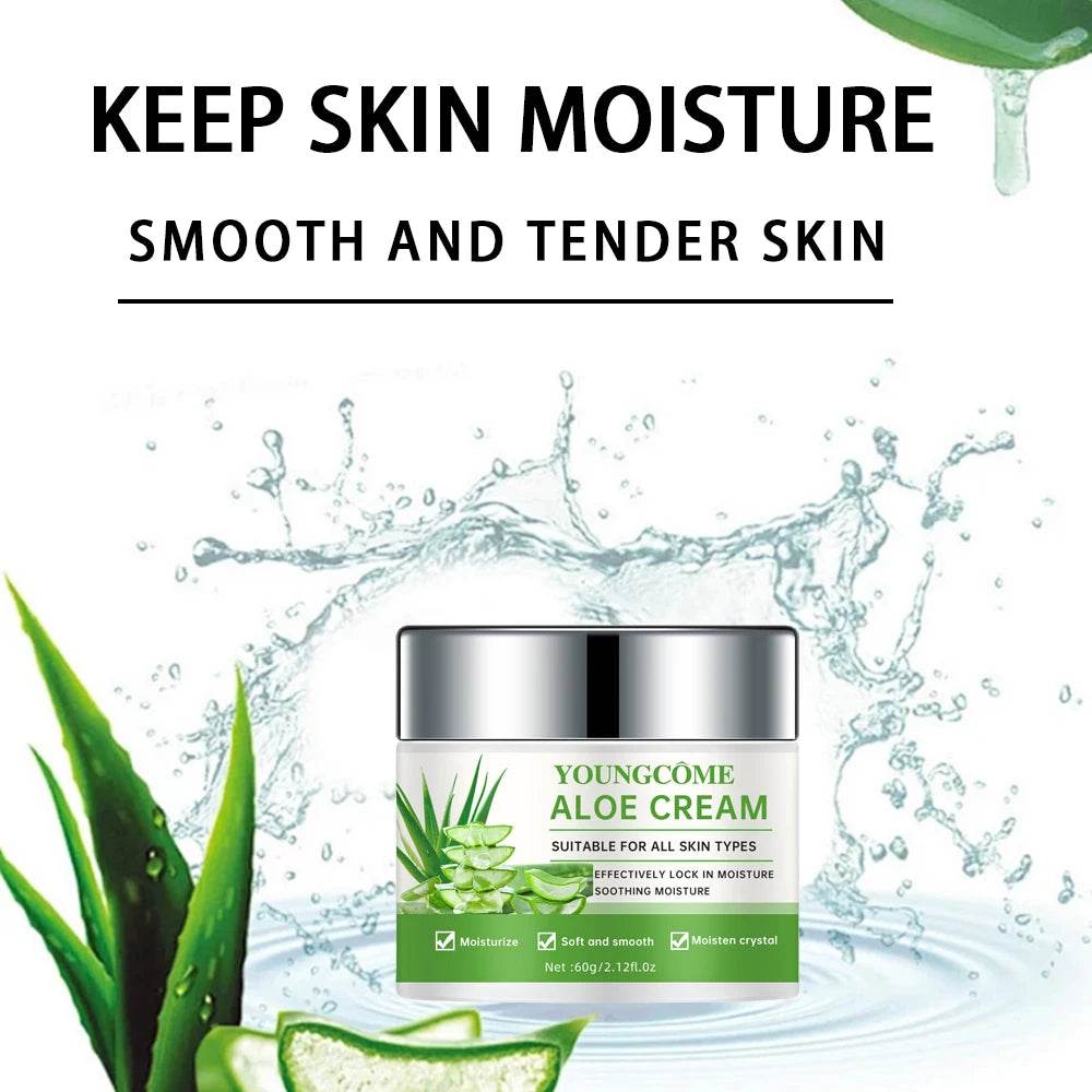 Aloe Vera Deep moisturizing cream, effectively locks in moisture and sooth skin, suitable for all skinall skin types, men and wo - FLORANZANI- Beauté & Santé