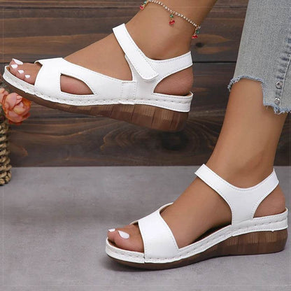 Women's Sandals Casual Summer Shoes Woman 2025 Summer Sandals Low Heels Sandalias De Mujer Comfortable Wedges Footwear Women - FLORANZANI- Beauté & Santé