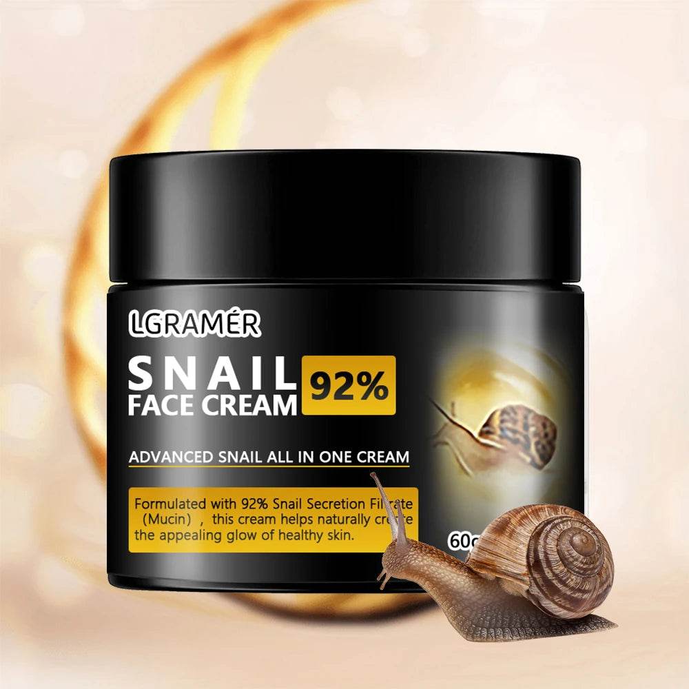 Anti Wrinkles Snail Face Cream Collagen Moisturizing Nourish Repair Face Damaged Lift Firm Smooth Bright Whitening Skin Care - FLORANZANI- Beauté & Santé