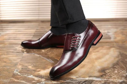 Business Dress Men Shoes Square Toe Leather Party Wedding Shoes Men Quality Gentleman Shoess 48 Casual Man Office Shoes 2024 - FLORANZANI- Beauté & Santé