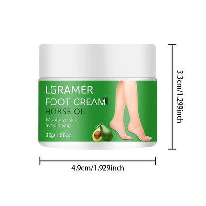 Avocado Anti Crack Foot Cream Herbal Anti-Drying Heel Chapped Repair Balm Dead Skin Remove Foot Mask Moisturizing Hand Feet Care - FLORANZANI- Beauté & Santé